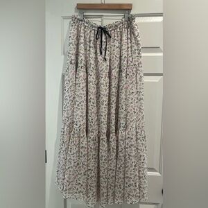 JCrew retail NWT Liberty of London fabric large maxi skirt